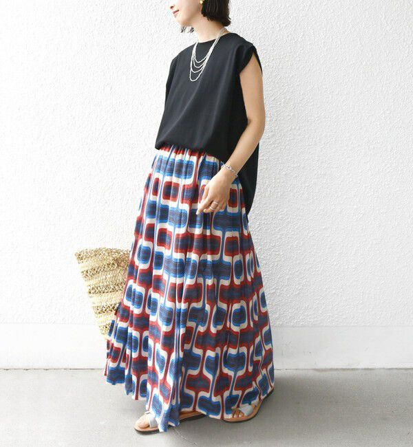 SHIPS for women「〈接触冷感〉ポンチ ノースリーブ プルオーバー」|Tシャツ・カットソー|