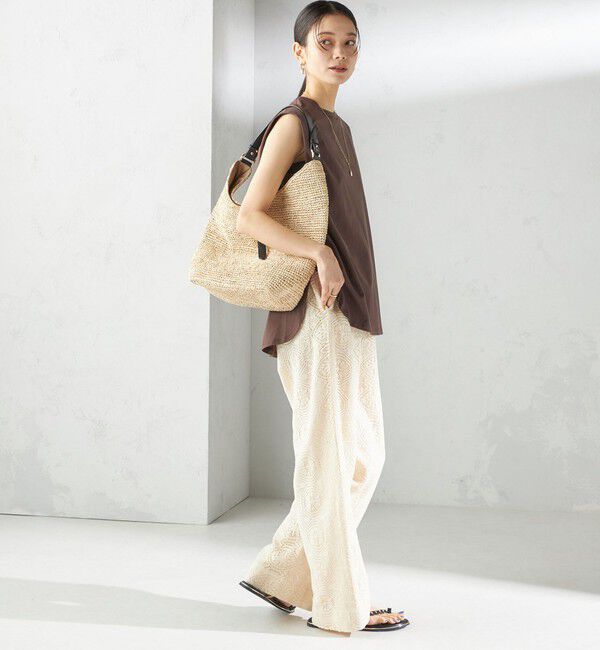 SHIPS for women「〈接触冷感〉ポンチ ノースリーブ プルオーバー」|Tシャツ・カットソー|