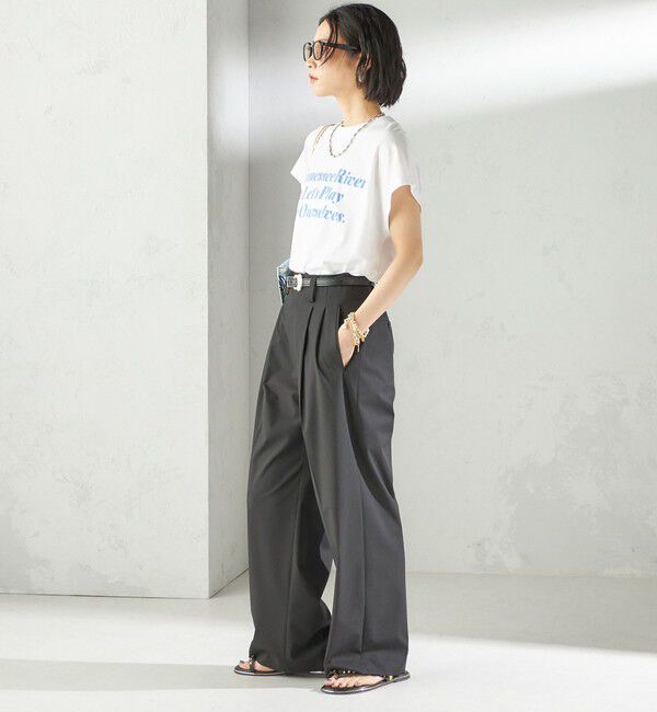 SHIPS for women「【SHIPS別注】TENNESSEE:フレンチ スリーブ プルオーバー」|タンクトップ|