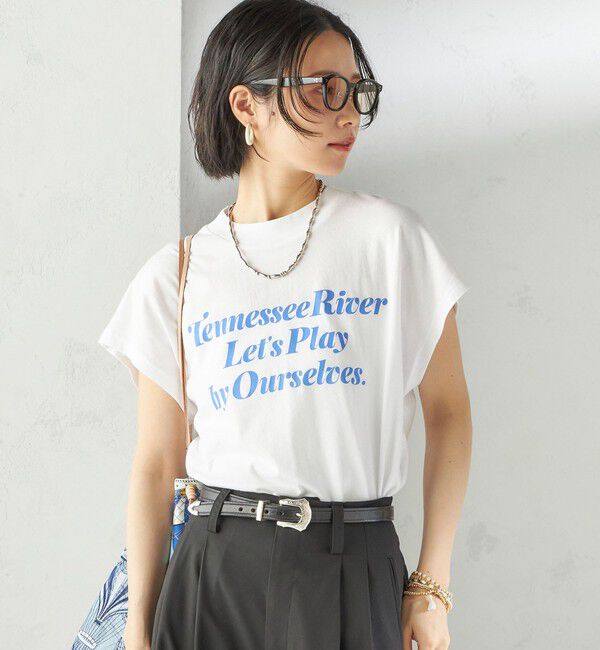 SHIPS for women「【SHIPS別注】TENNESSEE:フレンチ スリーブ プルオーバー」|タンクトップ|