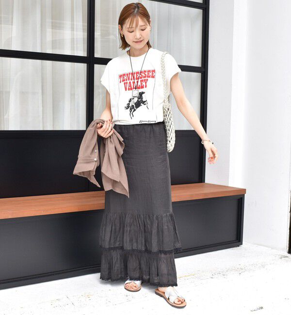 SHIPS for women「【SHIPS別注】TENNESSEE:フレンチ スリーブ プルオーバー」|タンクトップ|