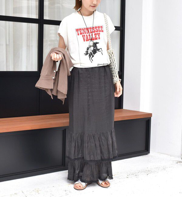 SHIPS for women「【SHIPS別注】TENNESSEE:フレンチ スリーブ プルオーバー」|タンクトップ|