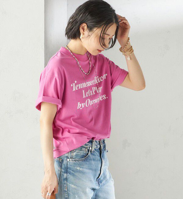 SHIPS for women「【SHIPS別注】TENNESSEE:イージー ショート スリーブ TEE」|Tシャツ・カットソー|