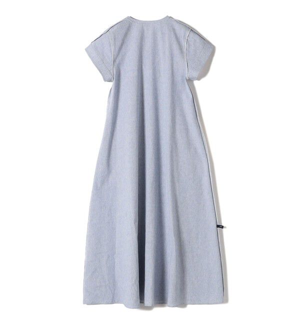 SHIPS for women「〈接触冷感・手洗い可能〉麻混 シャンブレー フレア ワンピース」|ワンピース|