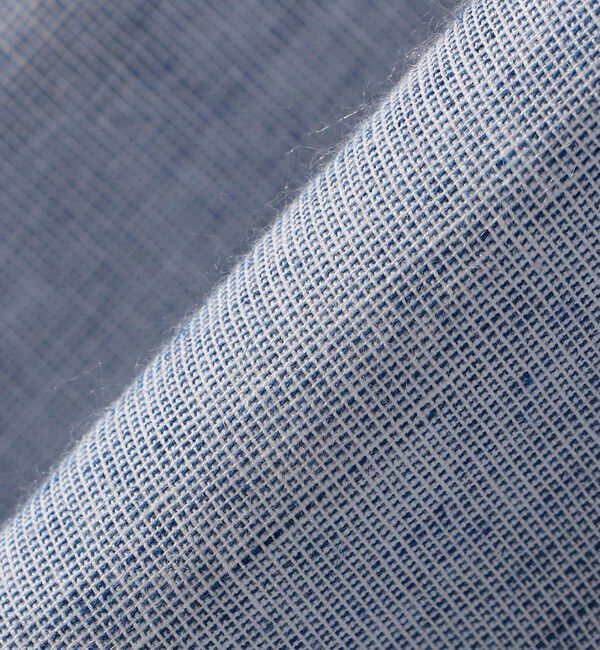 SHIPS for women「〈接触冷感・手洗い可能〉麻混 シャンブレー フレア ワンピース」|ワンピース|