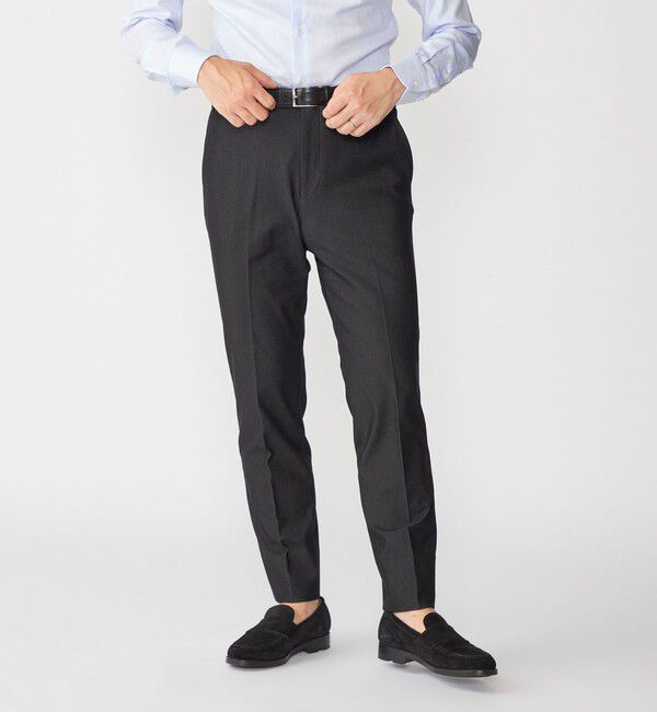 SHIPS「SHIPS:〈FUNCTION〉ジャージー 2WAY サイド シャーリング スラックス」|スラックス|