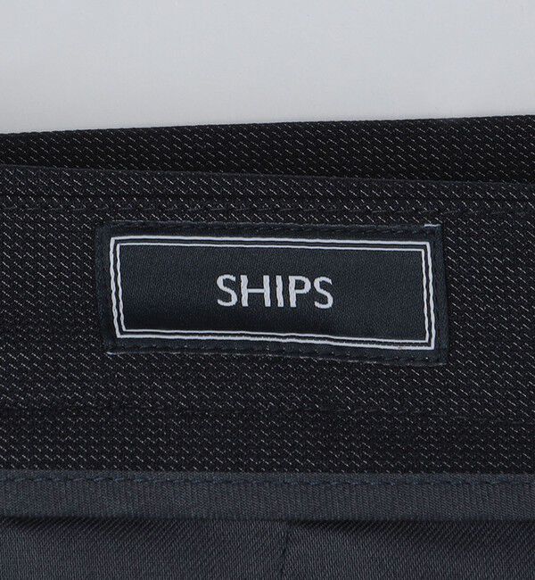 SHIPS「SHIPS:〈FUNCTION〉ジャージー 2WAY サイド シャーリング スラックス」|スラックス|