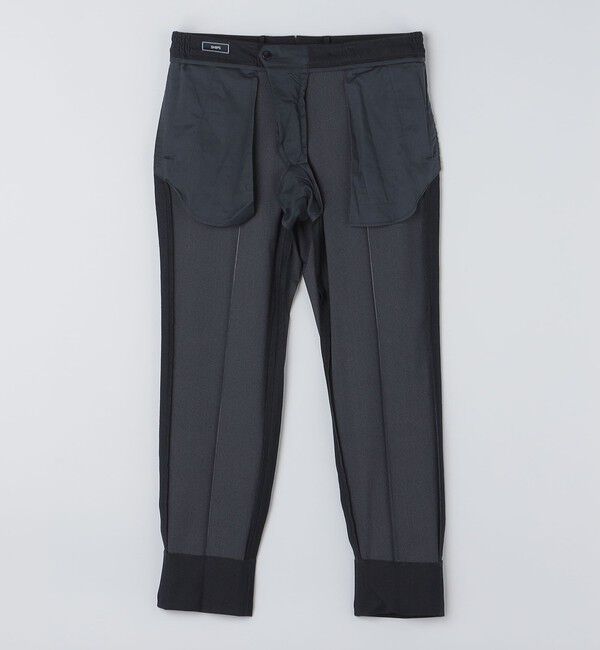 SHIPS「SHIPS:〈FUNCTION〉ジャージー 2WAY サイド シャーリング スラックス」|スラックス|