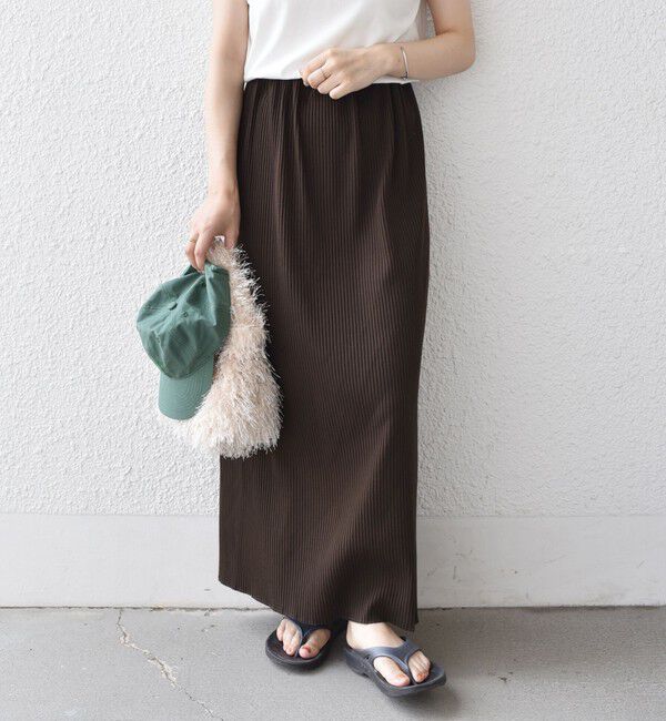 SHIPS Colors 「SHIPS Colors:〈手洗い可能・UVケア〉テレコ タイトスカート」|タイト|