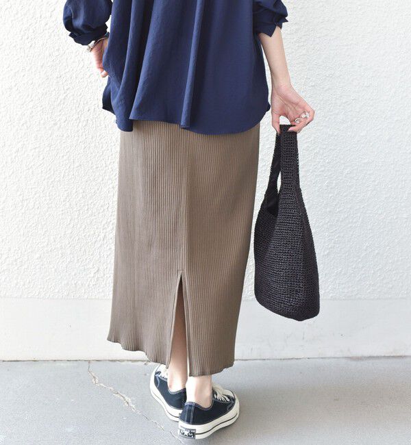 SHIPS Colors 「SHIPS Colors:〈手洗い可能・UVケア〉テレコ タイトスカート」|タイト|