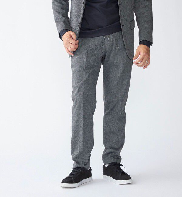 SHIPS「SHIPS:〈洗濯機可能〉アクティブ ジャージー スラックス(セットアップ対応)」|スラックス|チャコールグレー