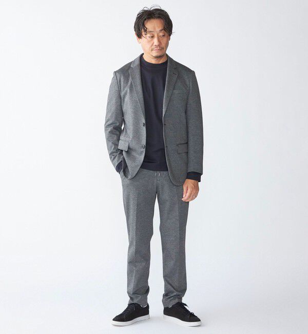 SHIPS「SHIPS:〈洗濯機可能〉アクティブ ジャージー スラックス(セットアップ対応)」|スラックス|