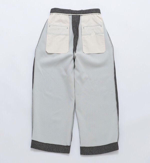 SHIPS「SHIPS:〈手洗い可能〉メランジ タック バギー スラックス」|スラックス|