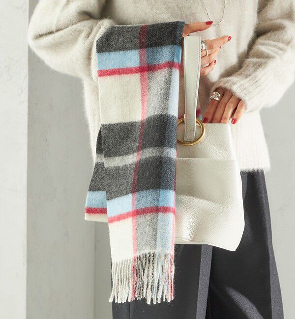 SHIPS for women「カシミヤ リバーシブル マフラー」|マフラー|