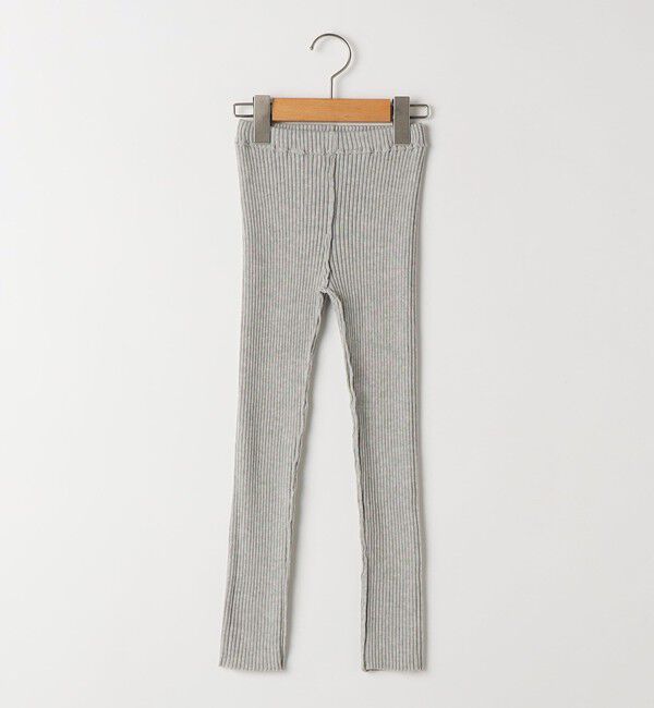 SHIPS KIDS「SHIPS KIDS:100～120cm /〈手洗い可能〉リブ レギンス パンツ」|レギンス・スパッツ|