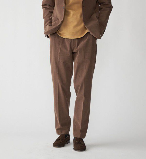 SHIPS「SHIPS:〈手洗い可能〉トリコット コーデュロイ スラックス (セットアップ対応)」|スラックス|