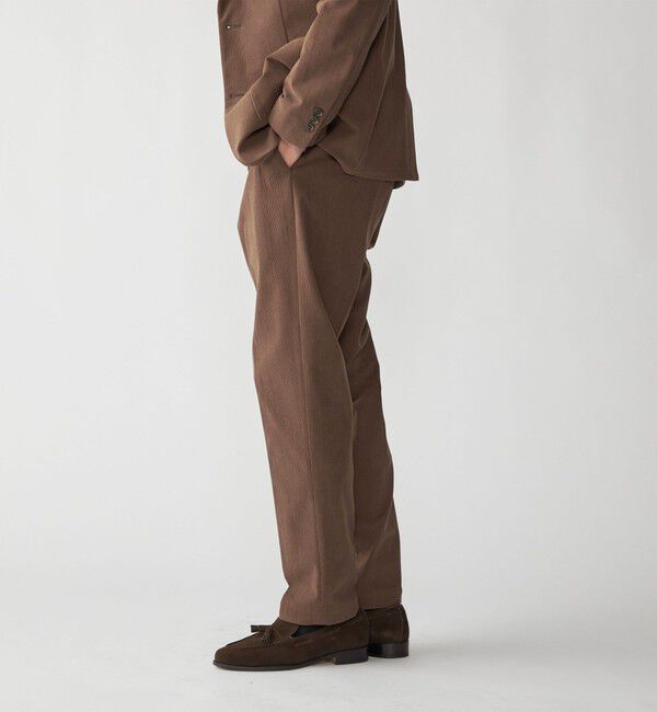 SHIPS「SHIPS:〈手洗い可能〉トリコット コーデュロイ スラックス (セットアップ対応)」|スラックス|