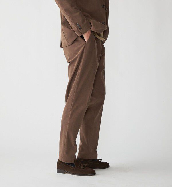 SHIPS「SHIPS:〈手洗い可能〉トリコット コーデュロイ スラックス (セットアップ対応)」|スラックス|