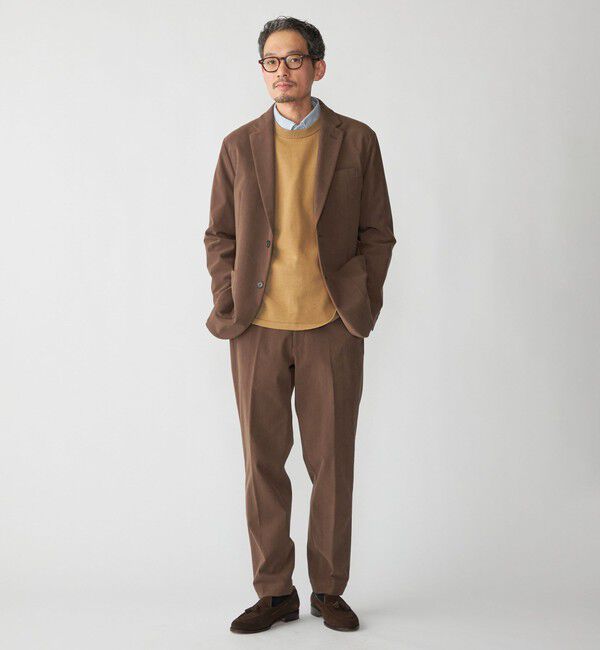 SHIPS「SHIPS:〈手洗い可能〉トリコット コーデュロイ スラックス (セットアップ対応)」|スラックス|