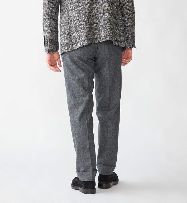 SHIPS「【SHIPS別注】Errico Formicola: VITO サキソニー ソリッド スラックス」|スラックス|