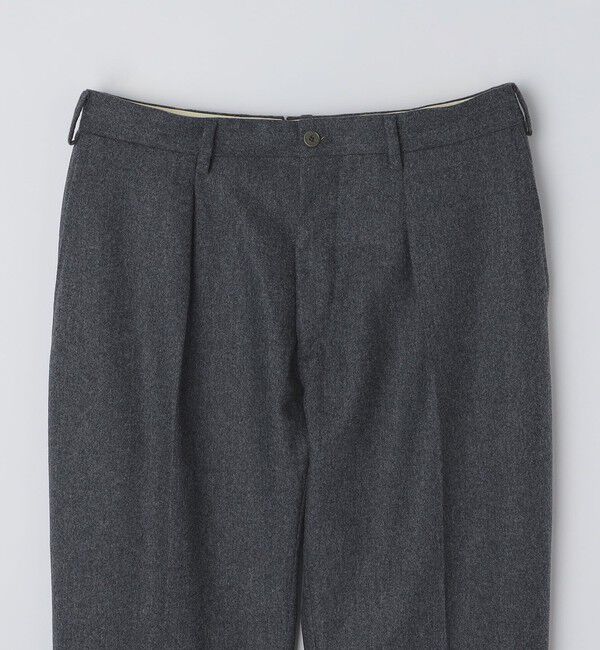 SHIPS「【SHIPS別注】Errico Formicola: VITO サキソニー ソリッド スラックス」|スラックス|