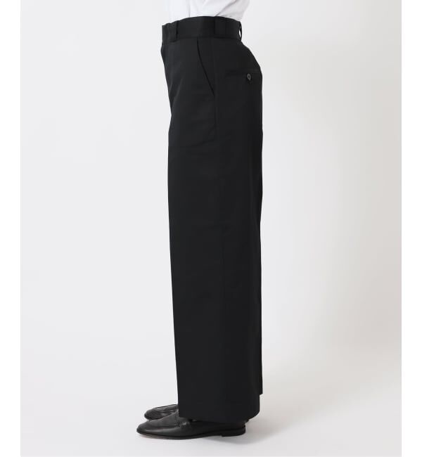 OUTDOOR PRODUCTS Usual Things「T/C ライトクロスワイドストレートパンツ」|スラックス|