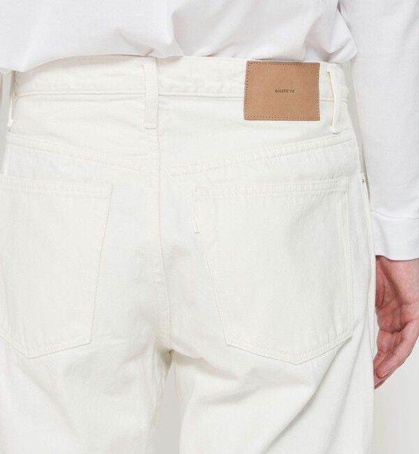 GALERIE VIE「リユースシーアイランドコットン デニムストレートパンツ」|デニム|