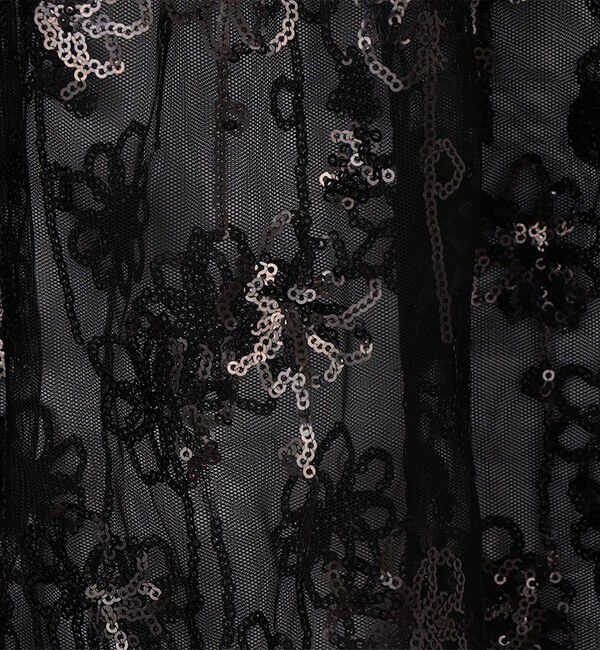 MACPHEE「メッシュスパンコール ラップスカート」|スカート|