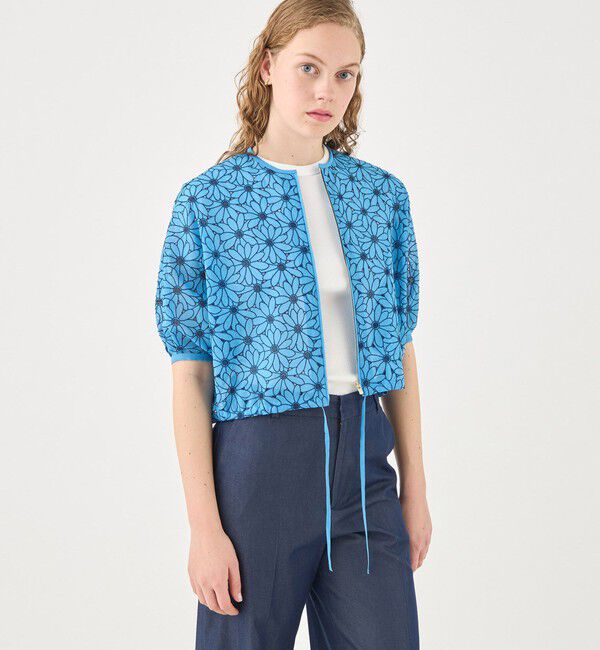 TOMORROWLAND collection「サンフラワーエンブロイダリー ストリングブルゾン」|その他|