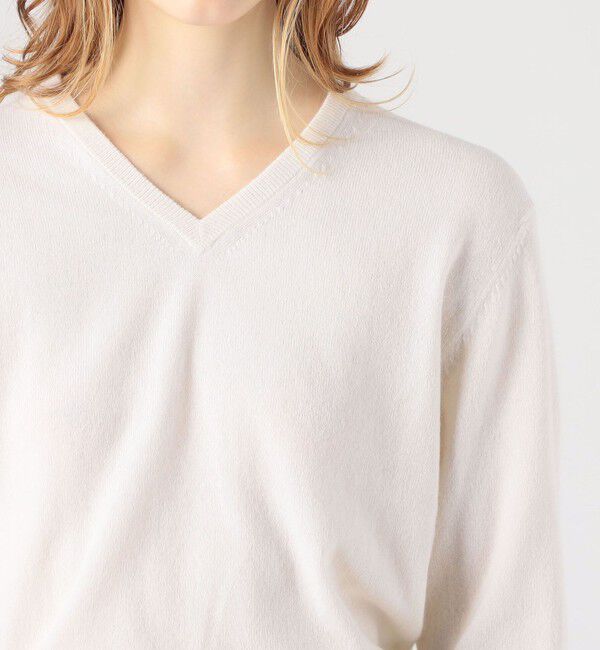 GALERIE VIE「スコットランドカシミヤ Vネックニット」|ニット・セーター|