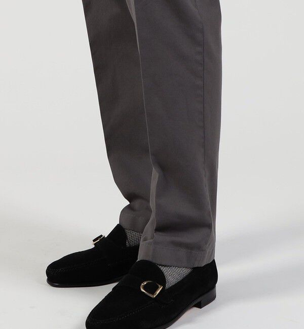 TOMORROWLAND MENS「ストレッチオックスフォード スリムストレートパンツ」|スラックス|