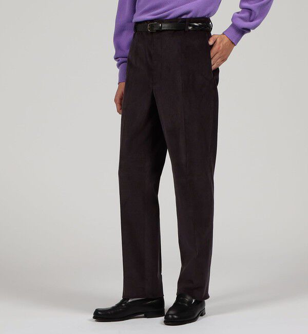 TOMORROWLAND BUYING WEAR「BERNARD ZINS SPENDER コットンコーデュロイ ワイドトラウザーズ」|スラックス|