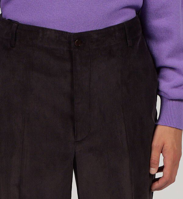 TOMORROWLAND BUYING WEAR「BERNARD ZINS SPENDER コットンコーデュロイ ワイドトラウザーズ」|スラックス|