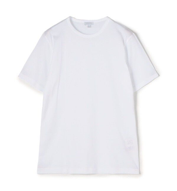 TOMORROWLAND BUYING WEAR「SUNSPEL コットン クルーネックTシャツ」|Tシャツ・カットソー|11 White