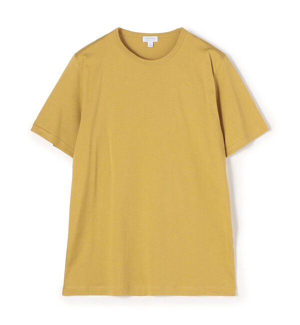 TOMORROWLAND BUYING WEAR「SUNSPEL コットン クルーネックTシャツ」|Tシャツ・カットソー|23 Mustard