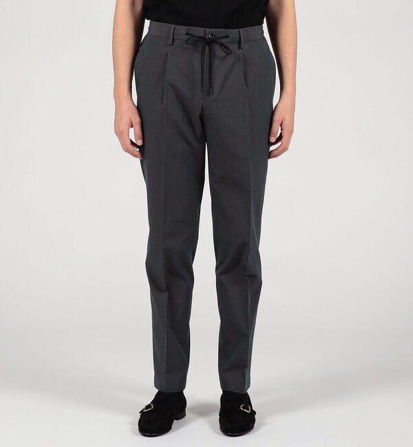 TOMORROWLAND MENS「コットンナイロンシャンブレー 1プリーツ イージースラックス FABRICA」|スラックス|