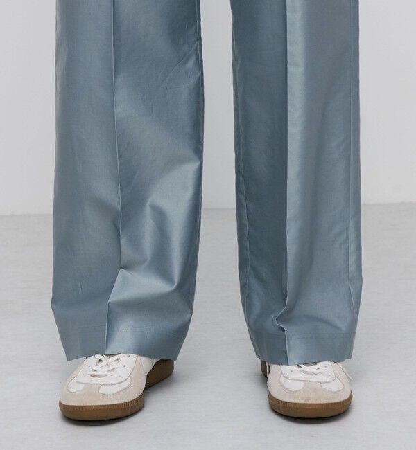 BACCA「コットンバックサテン セーラーパンツ」|チノ|