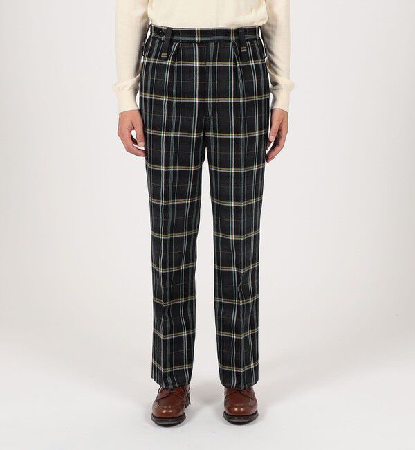 TOMORROWLAND BUYING WEAR「Tangent Patt TAN25&deg; British Barrack Trousers ウール 1プリーツ ストレートパンツ 」|スラックス|