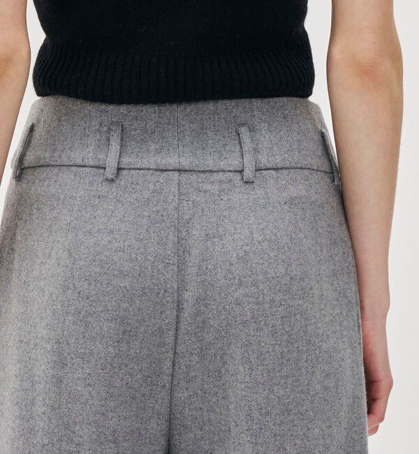 JAMES PERSE「ウールカシミヤブレンド プリーツトラウザーパンツ WWWF1096」|スラックス|