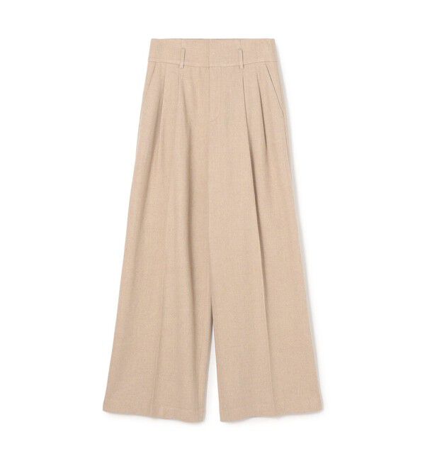 JAMES PERSE「ウールカシミヤブレンド プリーツトラウザーパンツ WWWF1096」|スラックス|43 ベージュ