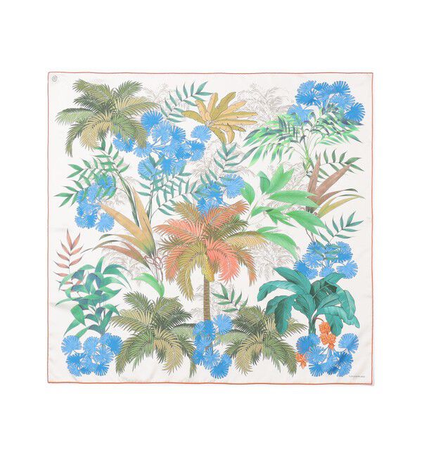 TOMORROWLAND GOODS「Atelier TOMORROWLAND LEAF シルクスカーフ」|バンダナ・スカーフ|