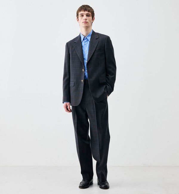 Edition「ウールマルチチェック スラックス」|スラックス|