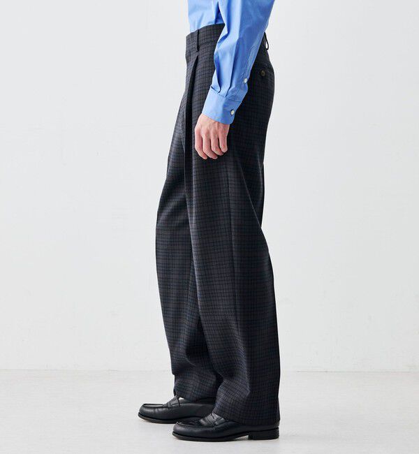 Edition「ウールマルチチェック スラックス」|スラックス|