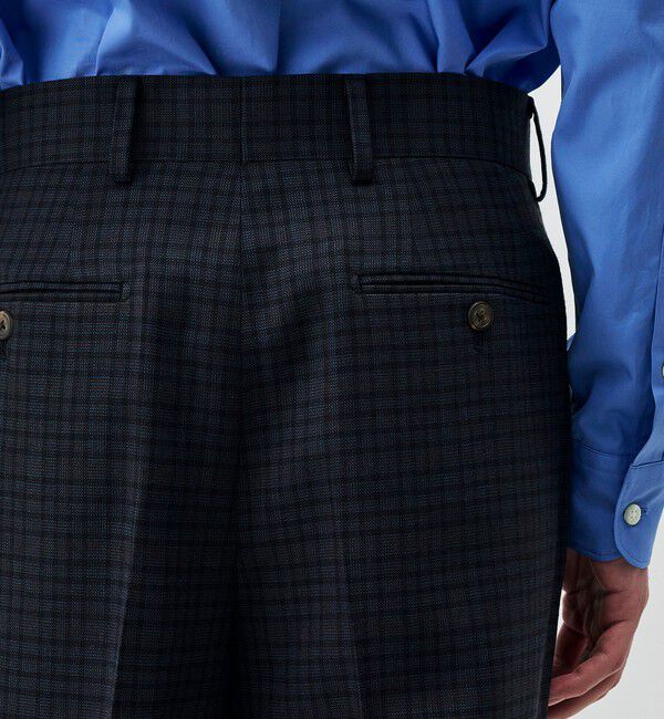 Edition「ウールマルチチェック スラックス」|スラックス|