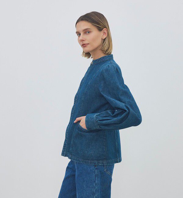 DES PRES「【WEB先行予約】ライトウェイトデニム パフスリーブブルゾン」|デニムジャケット|