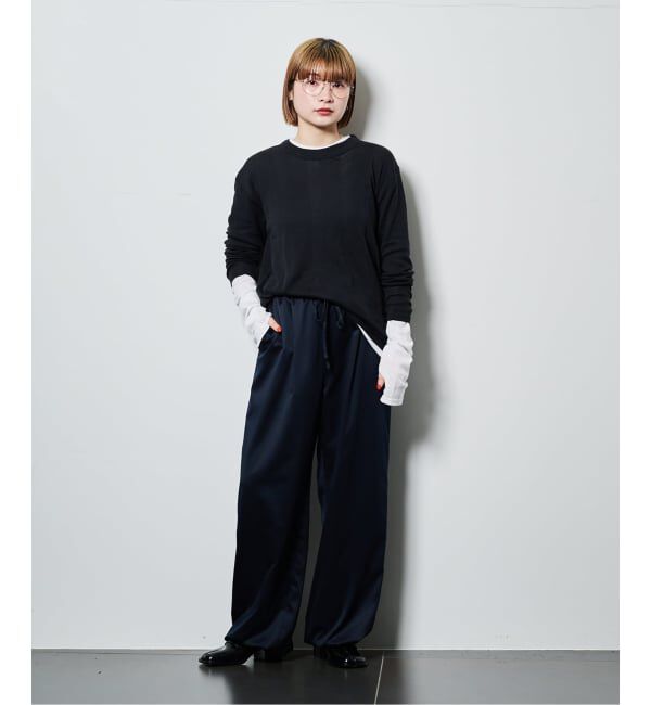  「《予約》SATIN EASY パンツ」|その他|