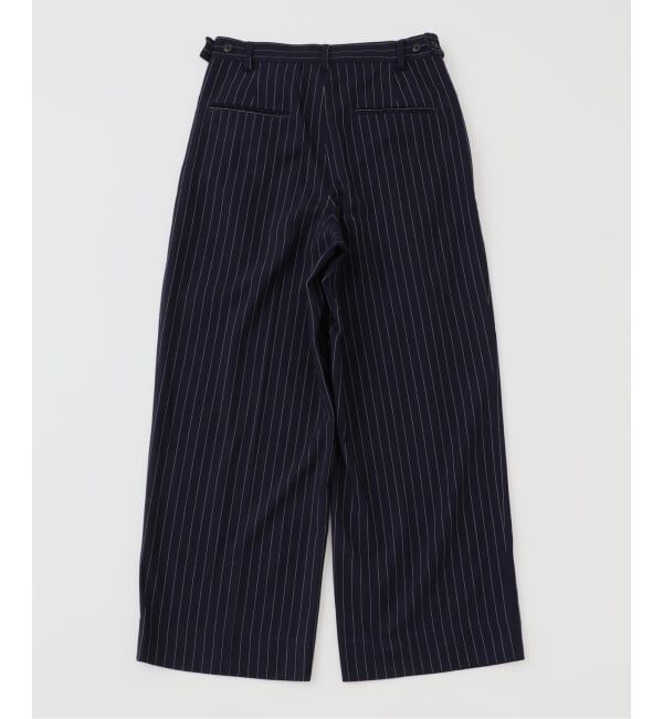 JOINT WORKS「ワイドタック ストライプ トラウザーズ / Wide Tuck Stripe Trousers」|スラックス|