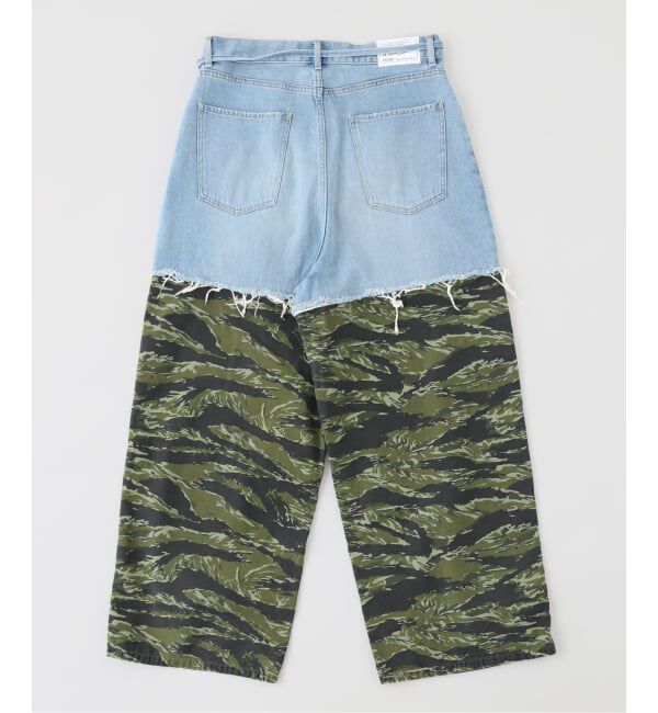 JOINT WORKS「DISCOVERED / ディスカバード LAYERED ARMY DENIM PANTS」|デニム|