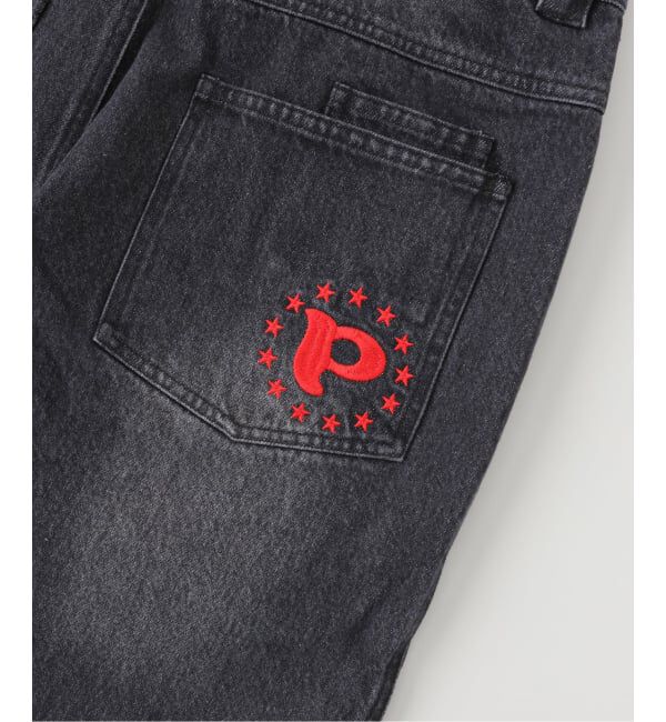 JOINT WORKS「PLAYHOUR /プレイアワー P Logo Denim Pants」|デニム|