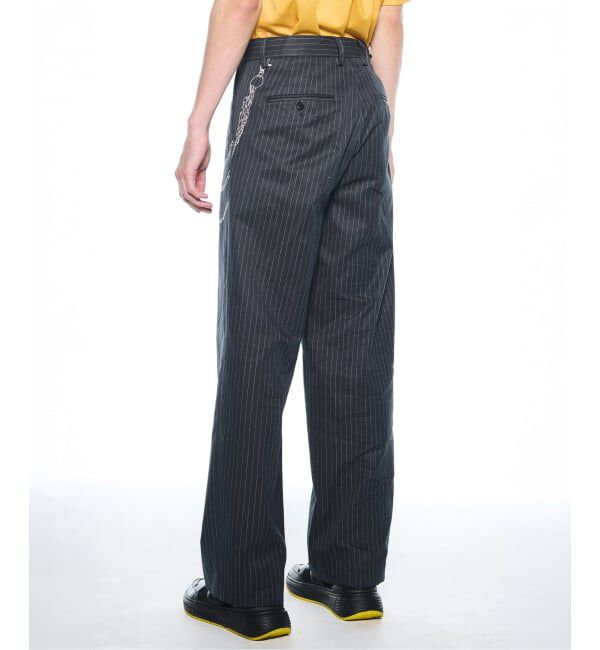 JOINT WORKS「TOLQ / トルク Printed One Tuck Trousers」|スラックス|